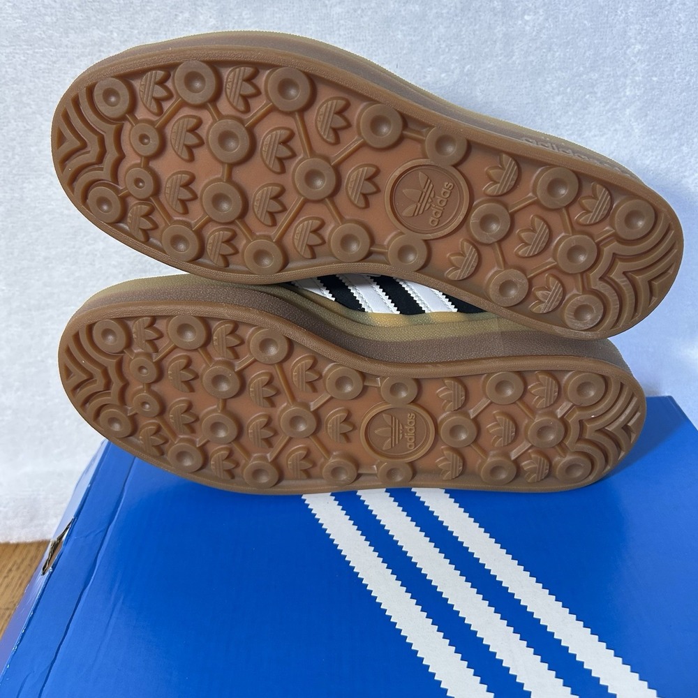 Adidas Womens Size 8 Black Gazelle Bold Low Top Platform IE0876 Athletic Shoes - Picture 7 of 8